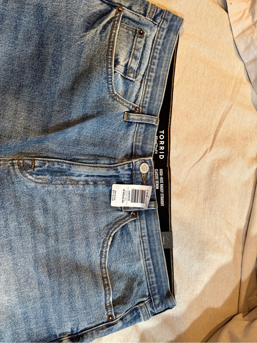 torrid Light Blue Straight Leg Jeans - High Rise